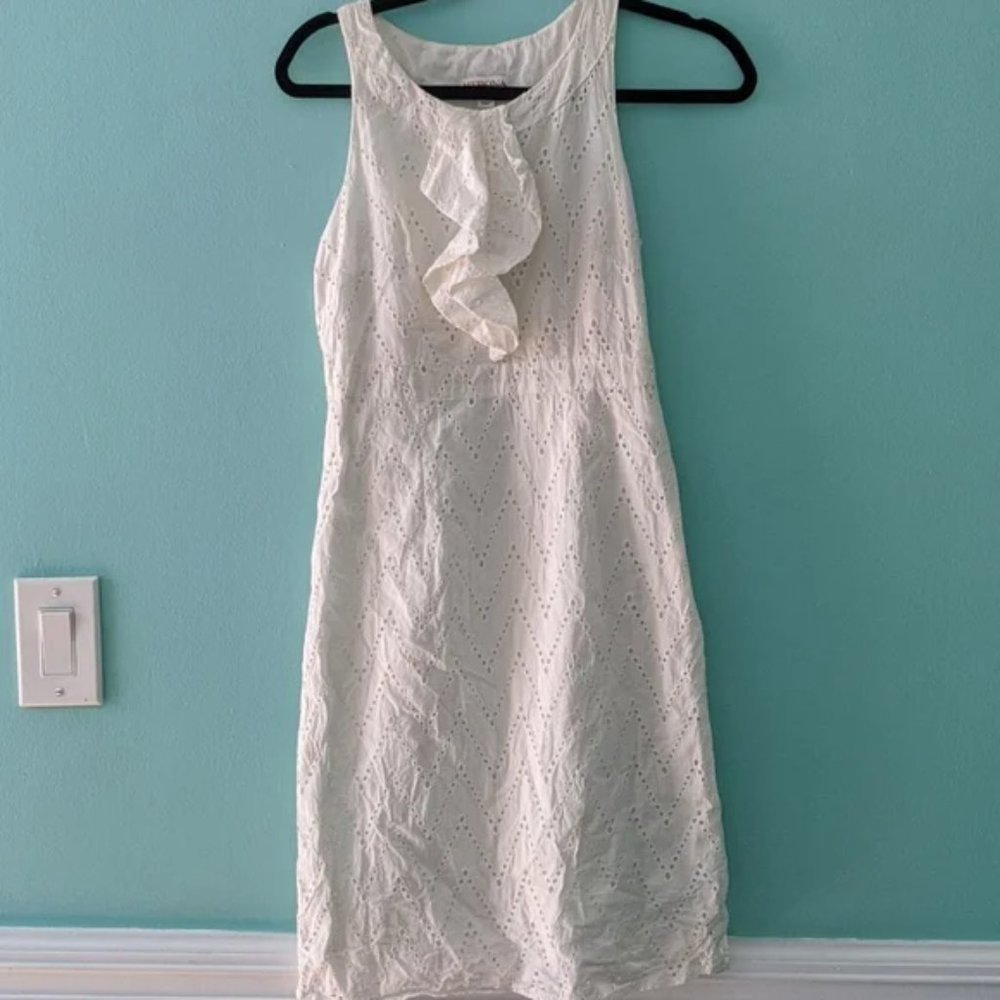 Merona White Eyelet Dress sz 2